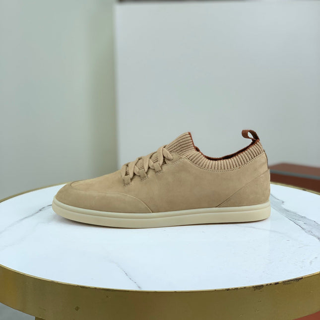 LP SOHO WALK TRAINERS IN WALNUT SUEDE