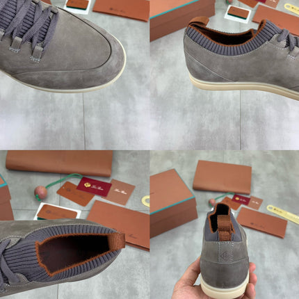 LP SOHO WALK TRAINERS IN LIGHT GRAY SUEDE
