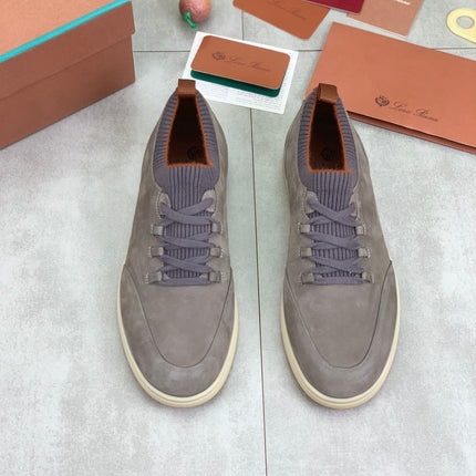LP SOHO WALK TRAINERS IN LIGHT GRAY SUEDE