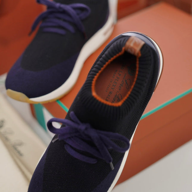 LP 360 LP FLEXY WALK SNEAKER BLACK AND DENIM CASHMERE