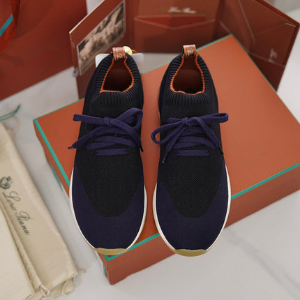 LP 360 LP FLEXY WALK SNEAKER BLACK AND DENIM CASHMERE