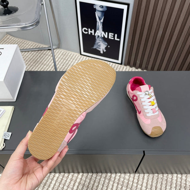 BALLET RUNNER 2.0 IN PINK PASTEL SUEDE AND LYCRA FABRIC