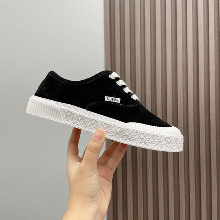 TERRA VULCA LACE-UP SNEAKER IN BLACK SUEDE
