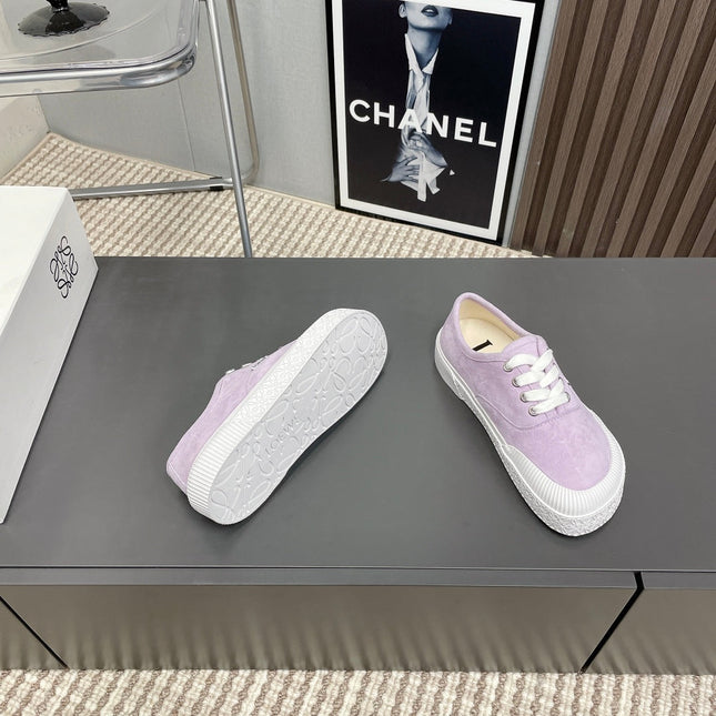 TERRA VULCA LACE-UP SNEAKER IN PASTEL PURPLE SUEDE