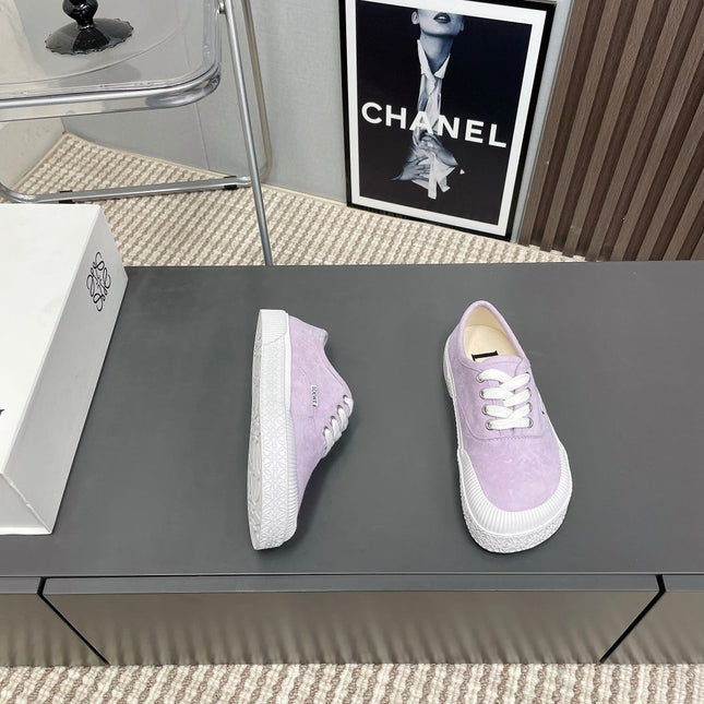 TERRA VULCA LACE-UP SNEAKER IN PASTEL PURPLE SUEDE