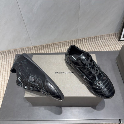 BALENCIAGA 25S SNEAKER IN BLACK CALFSKIN