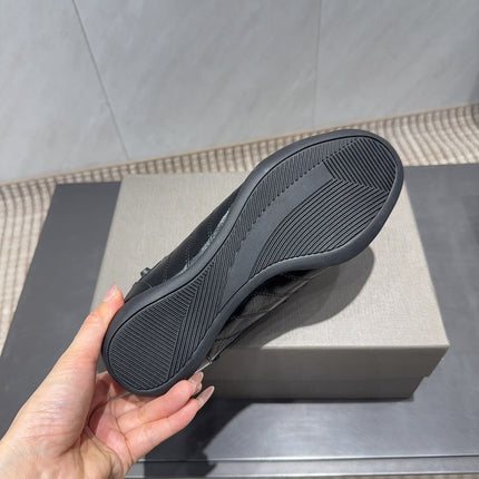 BALENCIAGA 25S SNEAKER IN BLACK CALFSKIN