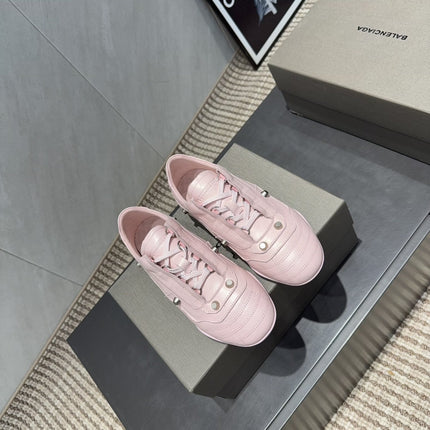 BALENCIAGA 25S SNEAKER IN LIGHT PINK CALFSKIN