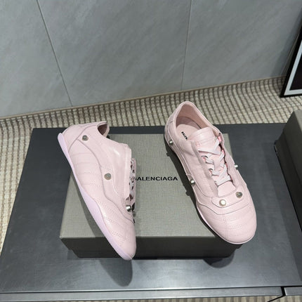 BALENCIAGA 25S SNEAKER IN LIGHT PINK CALFSKIN
