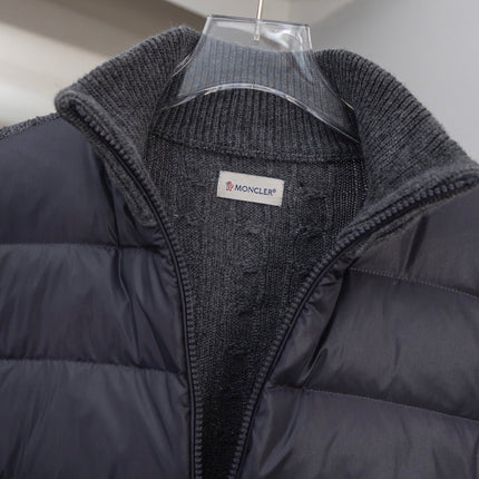 MONCLER PUFER JACKET IN GREY STYLE 11