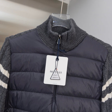 MONCLER PUFER JACKET IN GREY STYLE 11