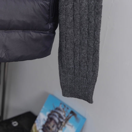 MONCLER PUFER JACKET IN GREY STYLE 11