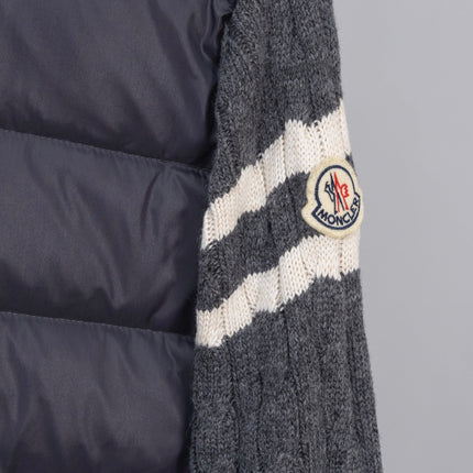 MONCLER PUFER JACKET IN GREY STYLE 11