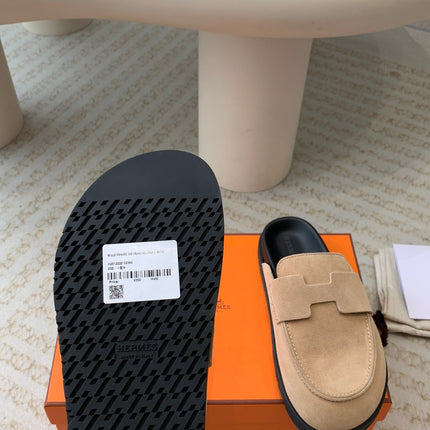 G0 MULE PASTEL PINK SUEDE