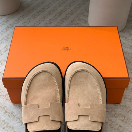 G0 MULE PASTEL PINK SUEDE