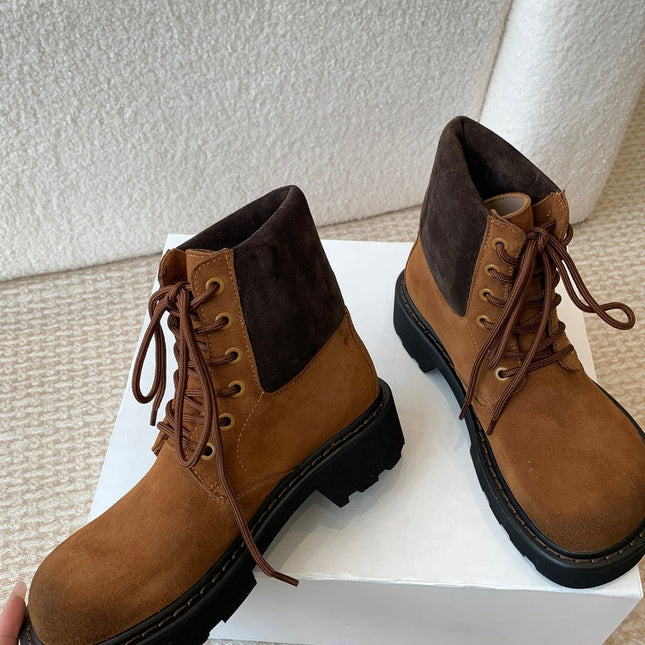LW SIERRA COMBAT BOOT CARAMEL SUEDE