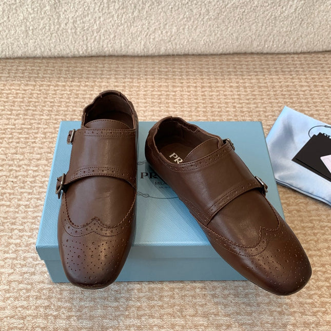 MONK STRAP IN DARK BROWN CALFSKIN