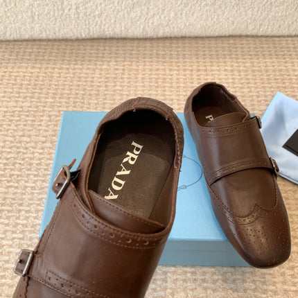 MONK STRAP IN DARK BROWN CALFSKIN