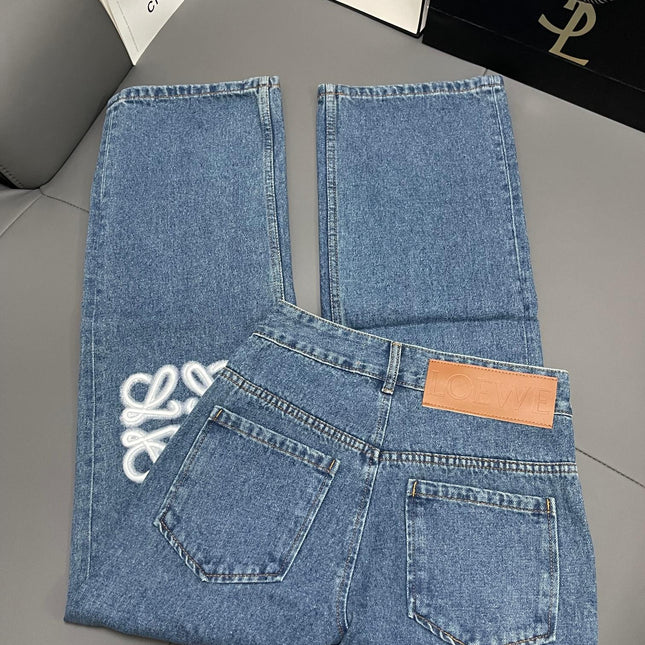 Loew White Anagram Blue Jean
