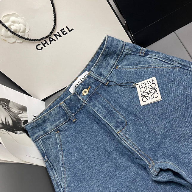 Loew White Anagram Blue Jean