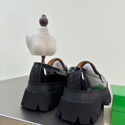 HADDOCK MOCCASIN IN BLACK PATENT CALFSKIN