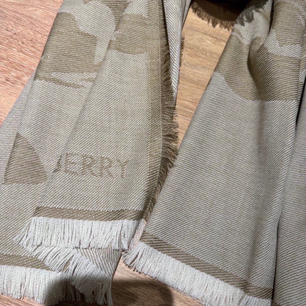 BBR SCARF 180 CM IN SILK MIX WOOL 481160