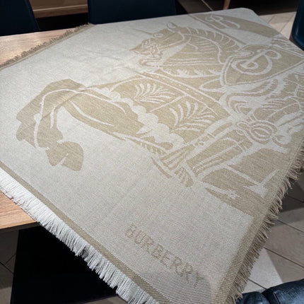 BBR SCARF 180 CM IN SILK MIX WOOL 481160