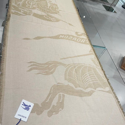 BBR SCARF 180 CM IN SILK MIX WOOL 481161