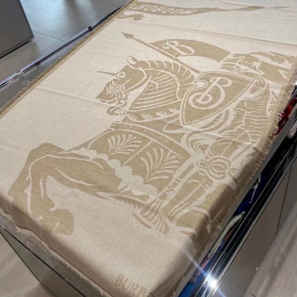 BBR SCARF 180 CM IN SILK MIX WOOL 481161