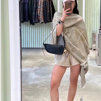 BBR SCARF 180 CM IN SILK MIX WOOL 481161