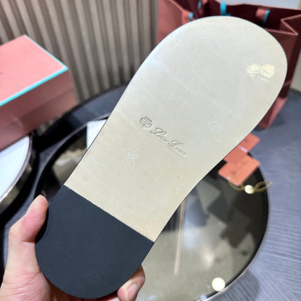 LP NAHA SANDAL CHOCOLATE LAMBSKIN