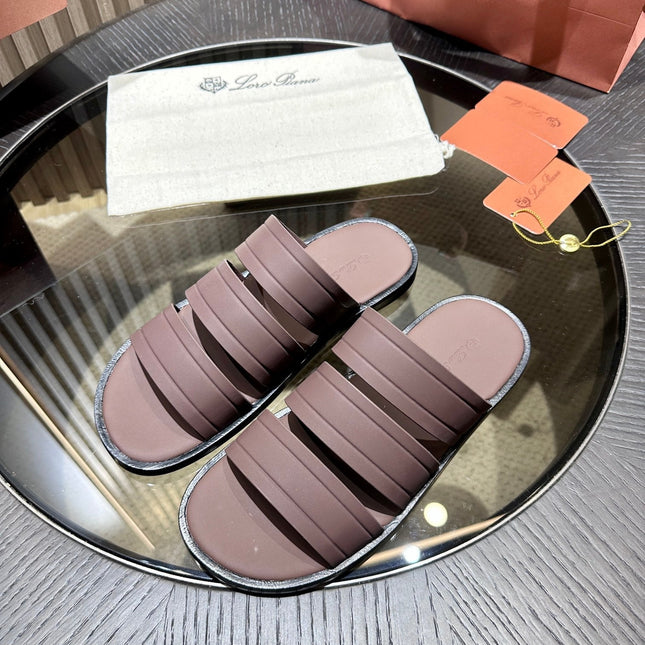 LP NAHA SANDAL CHOCOLATE LAMBSKIN