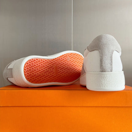 BOOMERANG SNEAKERS LIGHT GRAY MIX WHITE SUEDE