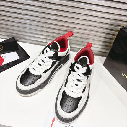 CL SNEAKER IN BLACK AND WHITE CALFSKIN 323158