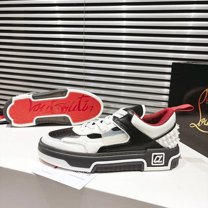 CL SNEAKER IN BLACK AND WHITE CALFSKIN 323158