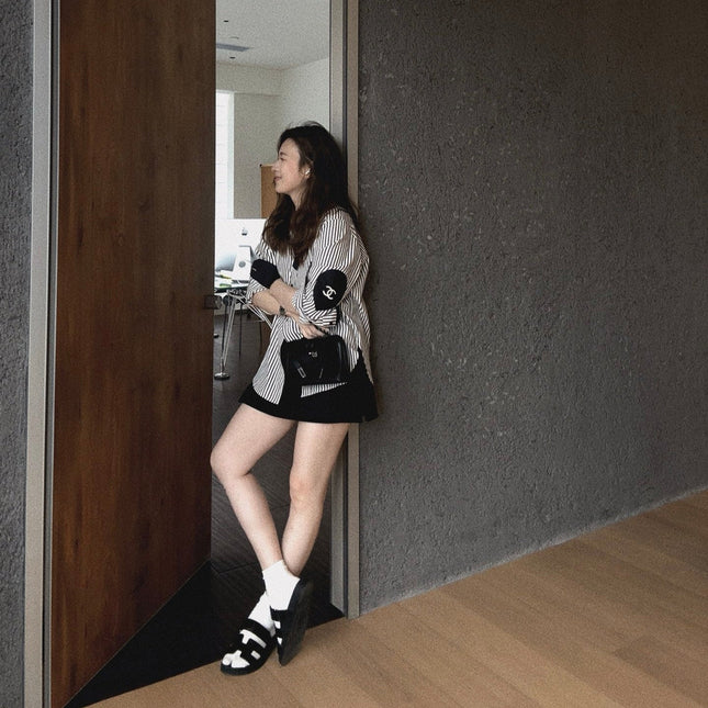 CHANEL 25S STRIPED SHIRT STYLE 103