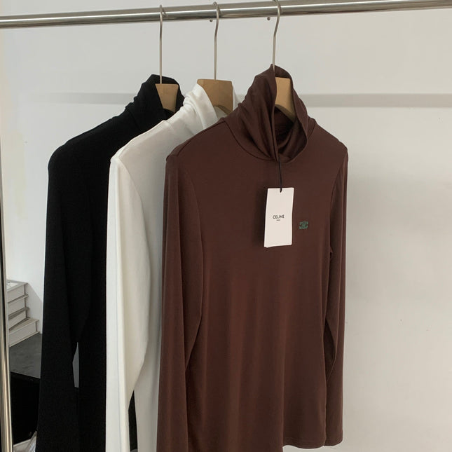 CELINE 25S EMBROIDERED LONG-SLEEVE T-SHIRT 0037