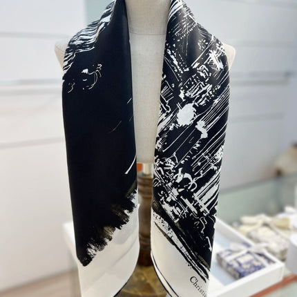 DIOR SCARF 90 CM IN SILK 603566