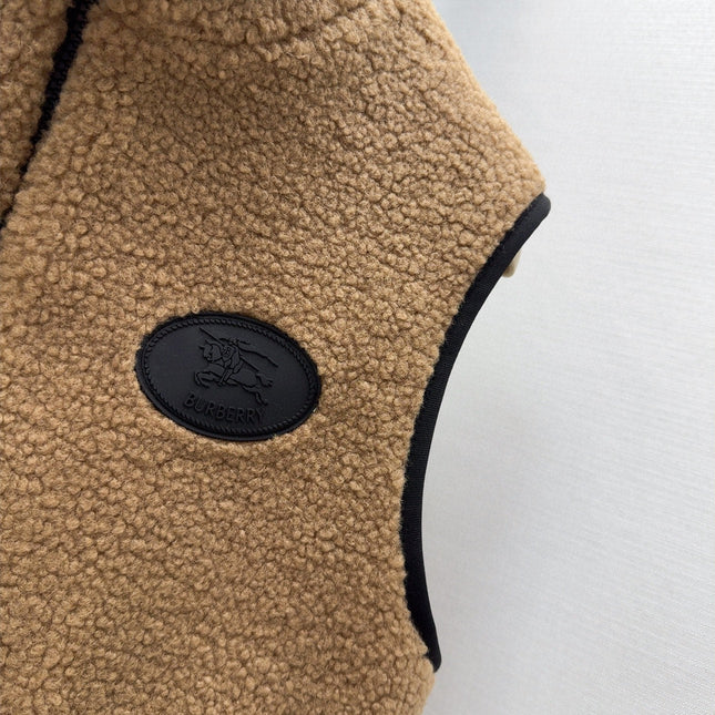 BURBERRY 25S TEDDY FLEECE VEST 0016