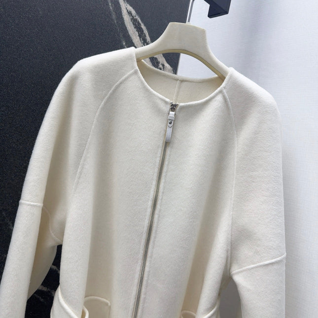 HERMES 25S LONG KNITTED COAT 214