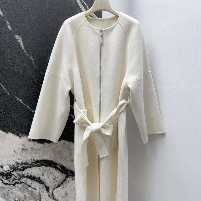 HERMES 25S LONG KNITTED COAT 214