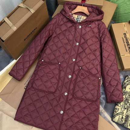 BURBERRY 25S LONG HOODED COAT 064