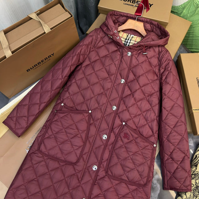 BURBERRY 25S LONG HOODED COAT 064