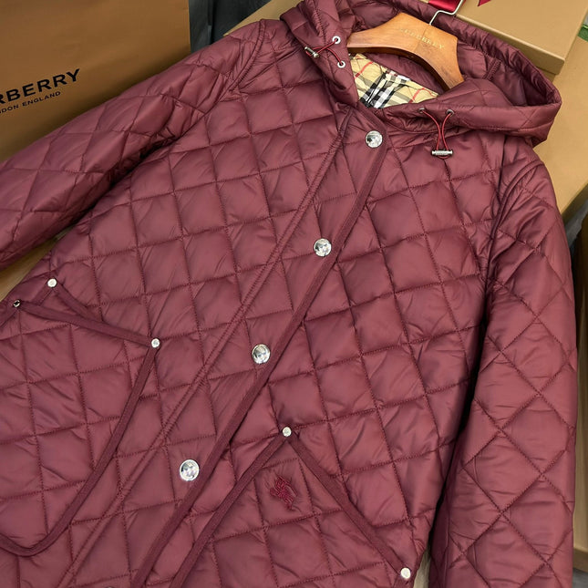 BURBERRY 25S LONG HOODED COAT 064