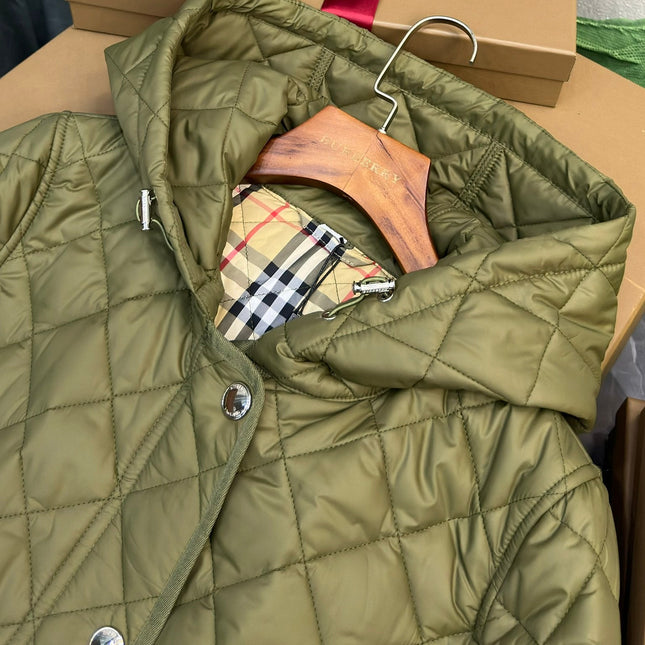 BURBERRY 25S LONG HOODED COAT 063