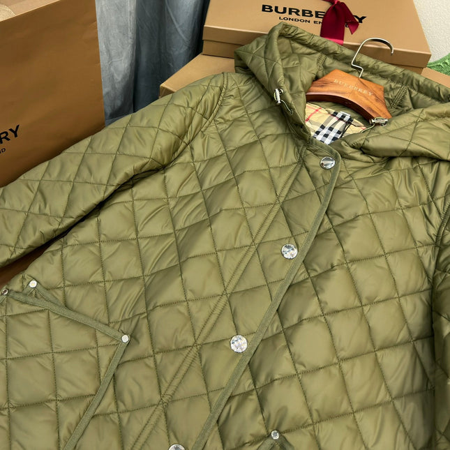 BURBERRY 25S LONG HOODED COAT 063