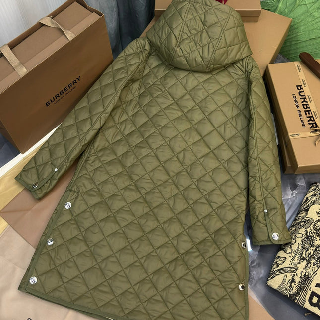 BURBERRY 25S LONG HOODED COAT 063