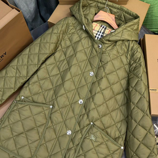 BURBERRY 25S LONG HOODED COAT 063