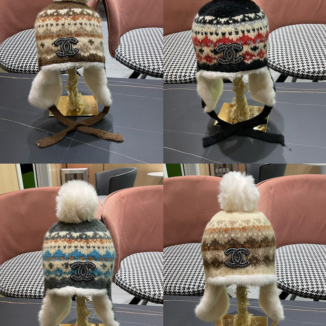 PLUSH WINTER HAT COLORFUL 431202