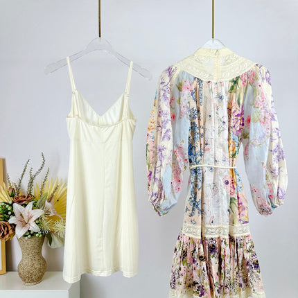 ZIMMERMANN OFF-SHOULDER LACE MINI DRESS 270351